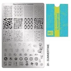 Summertime Stamping Plate NO. 26 Moyra